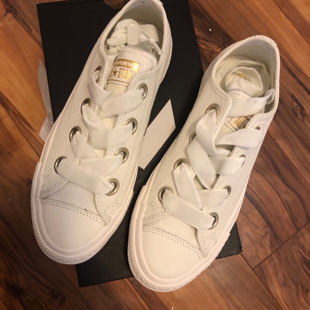 All White Converse